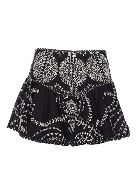 Black Marli embroidered mini skirt CHARO RUIZ IBIZA 1989 - women CHARO RUIZ IBIZA 1989 | 254400BLK